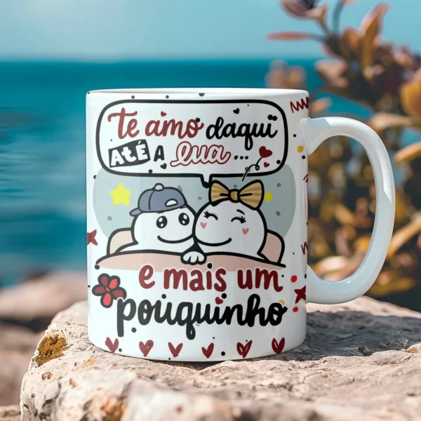 Artes Digitais PNG Sublimação de Canecas Dia dos Namorados