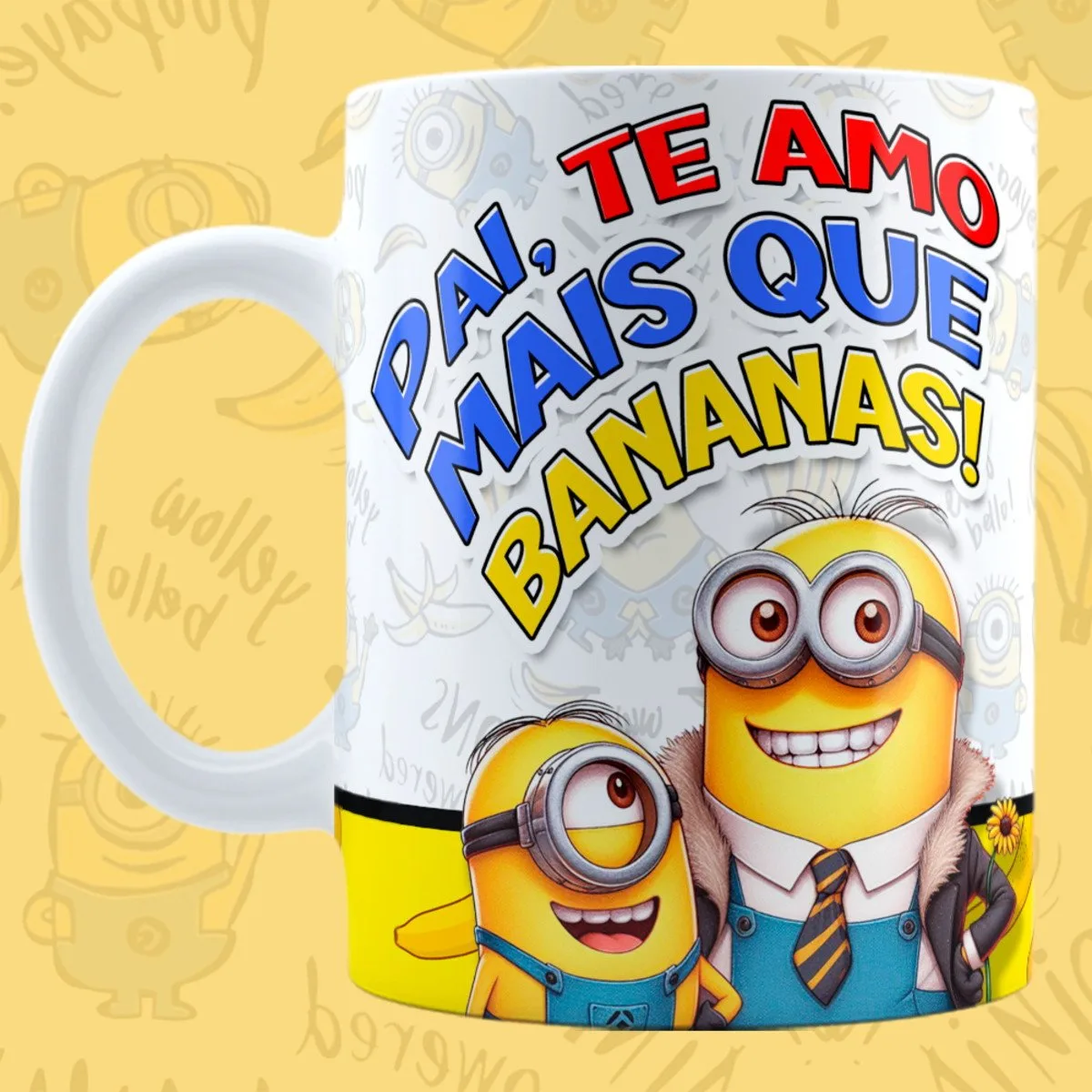 Artes Digitais Sublimação Minions Dia dos Pais - Png 1 Artes Digitais Sublimação Minions Dia dos Pais - Png