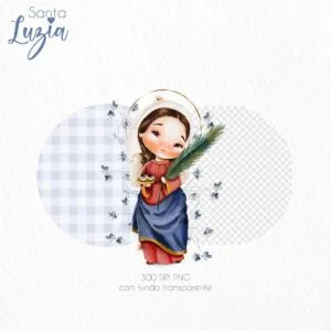 Artes Ilustrações Santa Luzia Kit Digital Santinhos Png 19 Artes Ilustrações Santa Luzia Kit Digital Santinhos Png