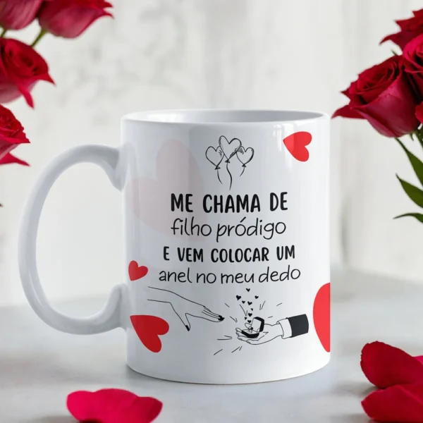 Artes para Sublimação de Canecas - Tema Cantadas Cristãs