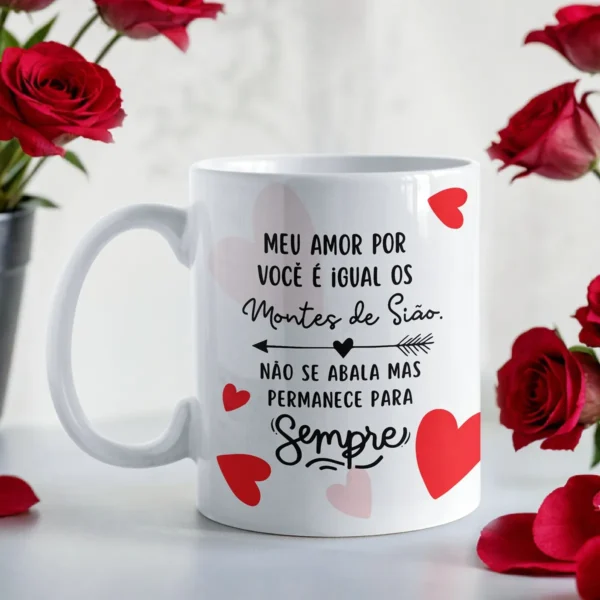 Artes para Sublimação de Canecas - Tema Cantadas Cristãs