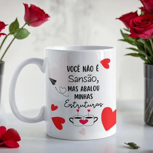 Artes para Sublimação de Canecas - Tema Cantadas Cristãs