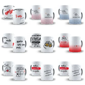 Artes Personalizadas para Caneca, Edição Dia dos Namorados