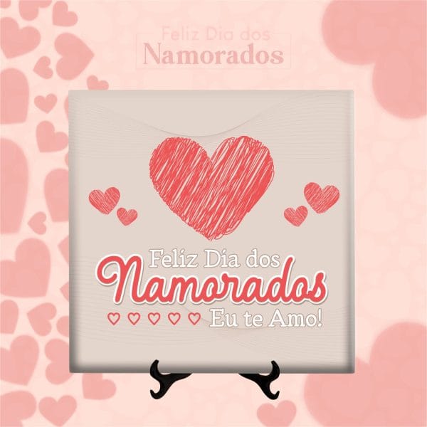 Artes Sublimação Azulejos Namorados 2023 Editável Corel Draw