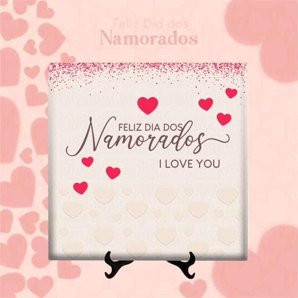 Artes Sublimação Azulejos Namorados 2023 Editável Corel Draw