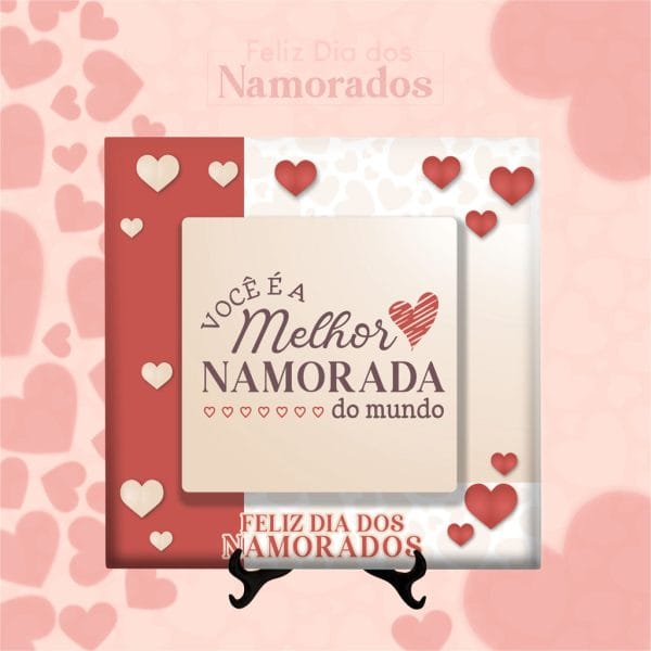 Artes Sublimação Azulejos Namorados 2023 Editável Corel Draw