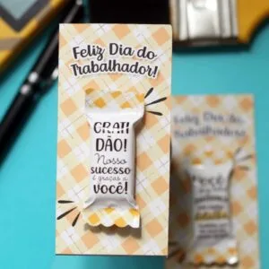 Balinhas e Card Dia do Trabalhador - Arquivo Digital