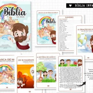 Bíblia Para Crianças - Arquivo Digital Para Encadernação