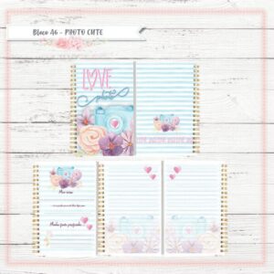 bloco a6 photo cute encadernacao