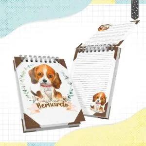 Bloquinho A6 Cachorrinho - Arquivo Digital 9 Bloquinho A6 Cachorrinho - Arquivo Digital