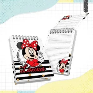 Bloquinho A6 Minnie - Arquivo Digital 4 Bloquinho A6 Minnie - Arquivo Digital