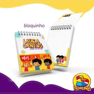 Bloquinho Anotações 3 Palavrinhas - Arquivo Digital