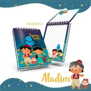 Bloquinho Anotações Aladim - Arquivo Digital