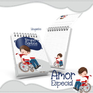bloquinho anotacoes amor especial menino arquivo digital
