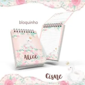 Bloquinho Anotações Cisne - Arquivo Digital