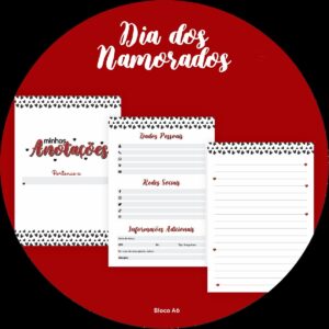 bloquinho anotacoes dia dos namorados arquivo digital casal