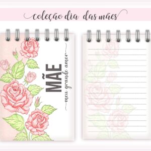 Bloquinho Dia das Mães - Modelo 3 - Arquivo Digital