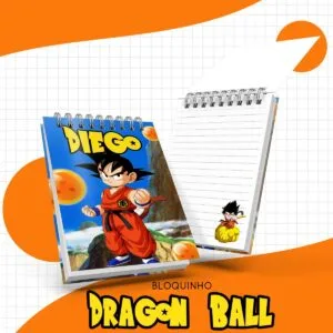 Bloquinho Dragon Ball- Arquivo Digital