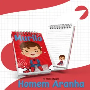 Bloquinho Homem Aranha - Arquivo Digital 14 Bloquinho Homem Aranha - Arquivo Digital