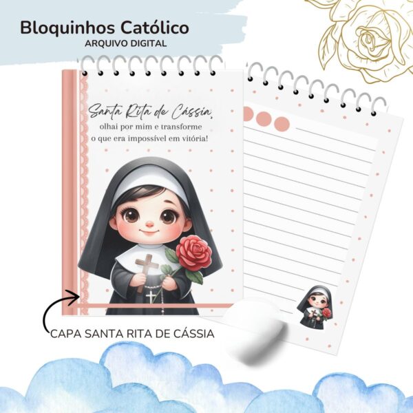 Bloquinhos Catolicos A6 Png E Pdf