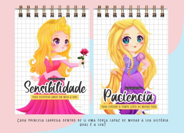 Bloquinhos Princesas - Arquivo Digital