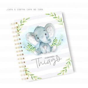 caderneta de saude elefante menino arquivo digital maternidade