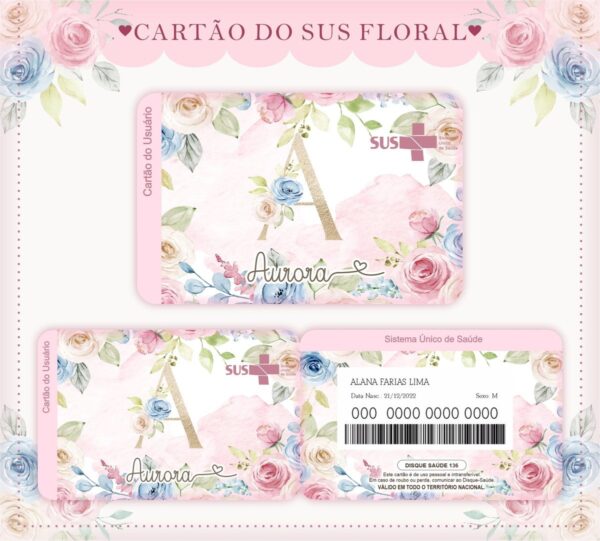 Caderneta de Saúde Floral Rosinha - Arquivo Digital