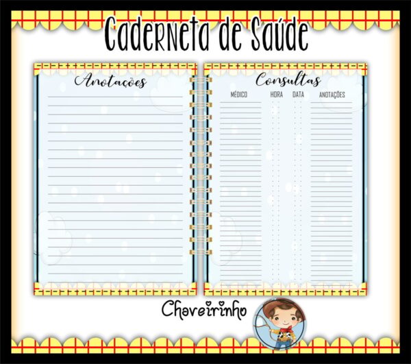 Caderneta de Saúde - Toy Story - Arquivo Digital