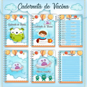 Caderneta De Vacina Astronauta Arquivo Digital