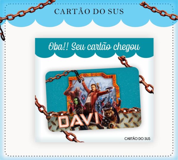 Caderneta de Vacina Guardiões da Galáxia - Arquivo Digital