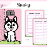 Caderneta de Vacina Husky em PDF para Imprimir 9 Caderneta Vacina Husky Arquivo Digital