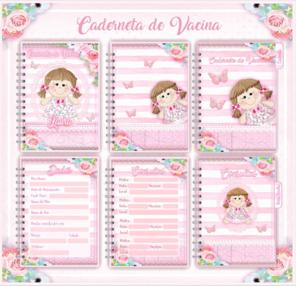 Caderneta de Vacina Jardim das Bonecas - Arquivo Digital