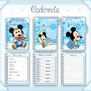 Caderneta de Vacina Mickey Baby - Arquivo Digital