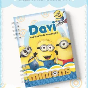 Caderneta de Vacina Minions - Arquivo Digital 7 Caderneta de Vacina Minions - Arquivo Digital