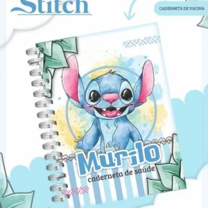 Caderneta de Vacina Stitch - Arquivo Digital 10 Caderneta de Vacina Stitch - Arquivo Digital