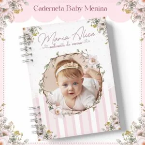 Caderneta de Vacinação Baby Menina - Arquivo Digital 11 Caderneta de Vacinação Baby Menina - Arquivo Digital