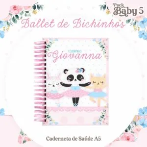 Caderneta de Vacinação Ballet de Bichinhos - Arquivo Digital