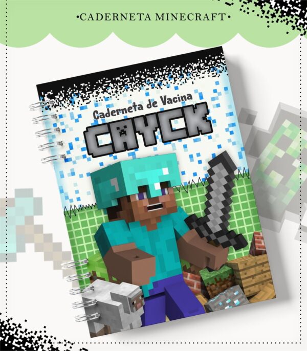 Caderneta De Vacinação Minecreft - Arquivo Digital