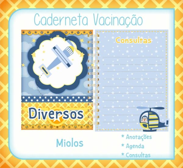 Caderneta Saúde Urso Aviador - Arquivo Digital