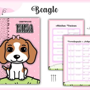Caderneta Vacina Pet Beagle - Arquivo Digital