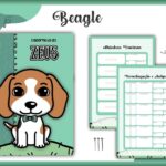 Caderneta Vacina Pet Beagle Macho - Arquivo Digital