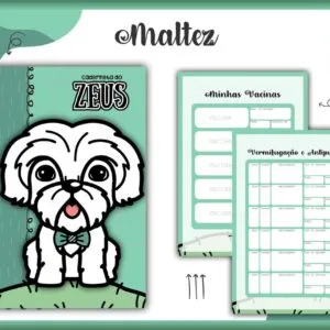 Caderneta Vacina Pet Maltez Macho - Arquivo Digital