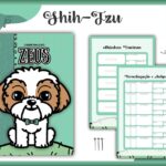 Caderneta Vacina Pet Shihtzu Macho - Arquivo Digital
