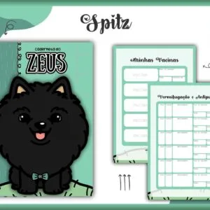Caderneta Vacina Pet Spitz Preto Macho -Arquivo Digital 7 Caderneta Vacina Pet Spitz Preto Macho -Arquivo Digital