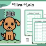 Caderneta Vacina Pet Vira Lata Macho -Arquivo Digital
