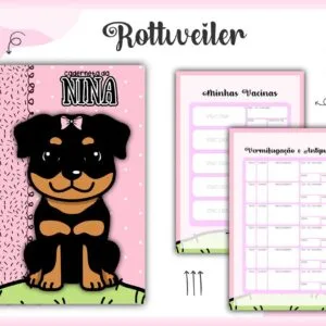 Caderneta Vacina Rottweiler - Arquivo Digital