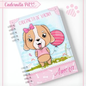 Caderneta Vacinação Pet Cachorrinha - Arquivo Digital