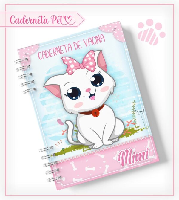 Caderneta Vacinação Pet Gatinha - Arquivo Digital