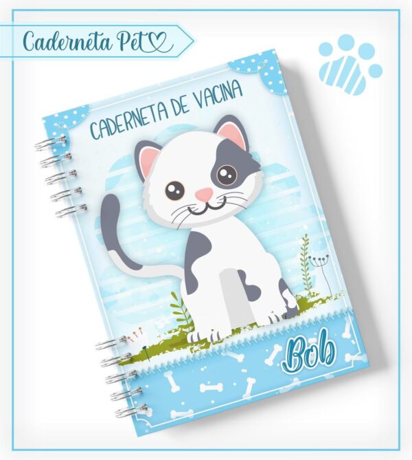 Caderneta Vacinação Pet Gatinho - Arquivo Digital