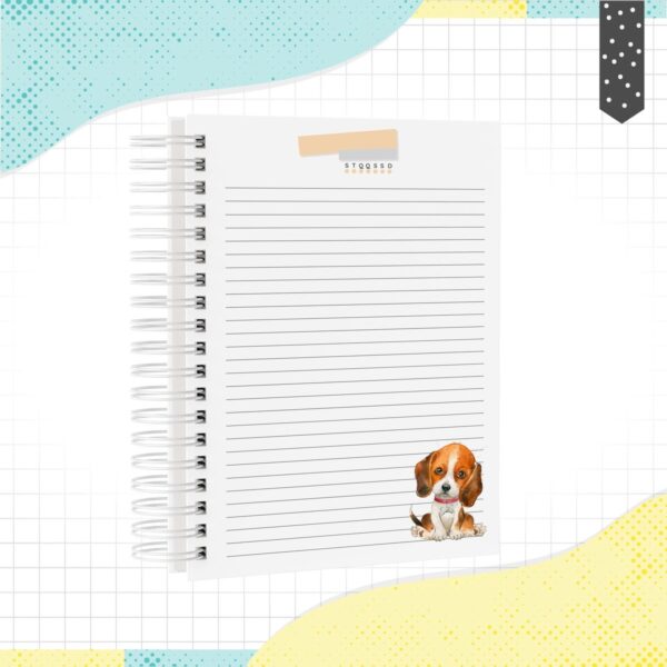 Caderno A5 Cachorrinho - Arquivo Digital